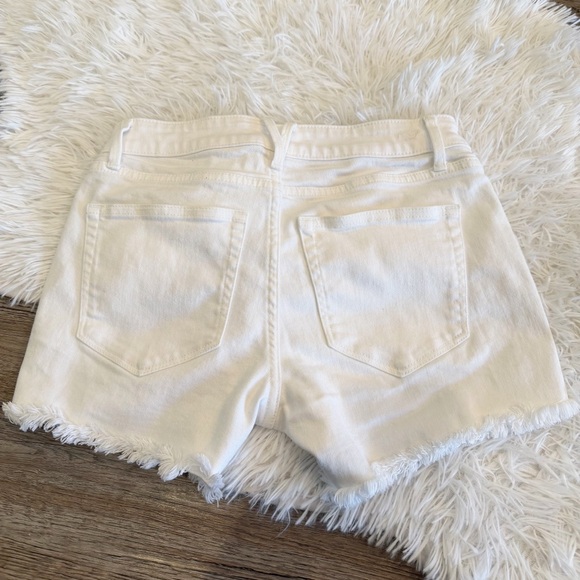 Vineyard Vines White Cutoff Denim Shorts 24 Frayed Hem Spring Summer - Picture 8 of 8